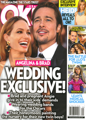 Illustration for article titled OMFG, Angelina Jolie and Brad Pitt Are Engaged.